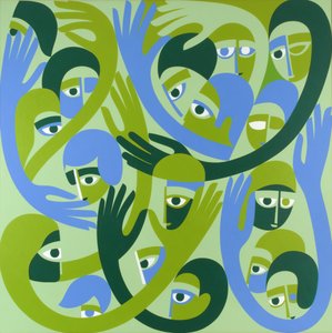 Repolho do Repolho, 1983 (acrílico a bordo)
